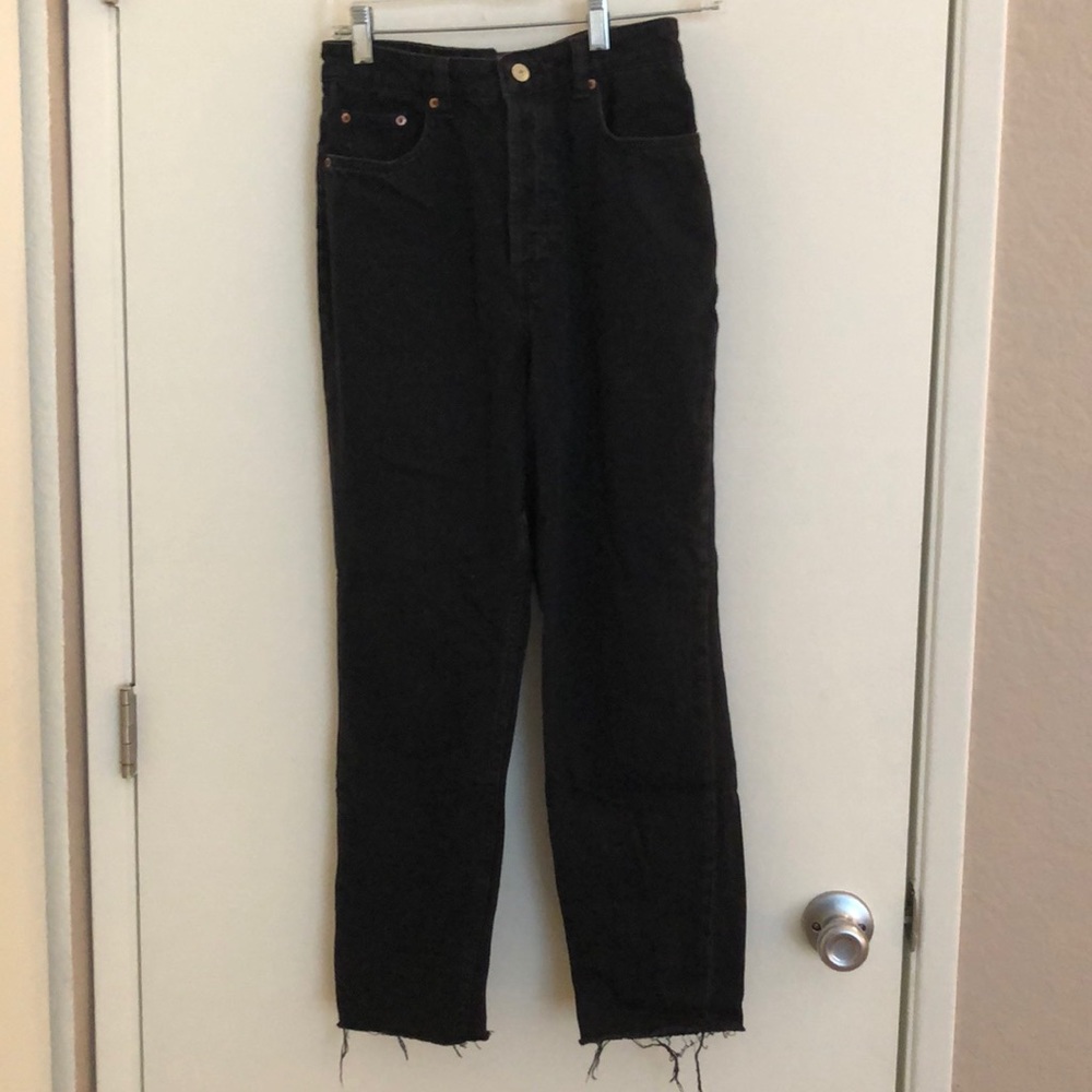 Barely worn black denim jeans